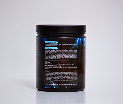 Solas Nutrition INTENSITY Pre-Workout Powder – Energy, Focus & Pump Formula (Blue Raspberry, 40 Servings)
